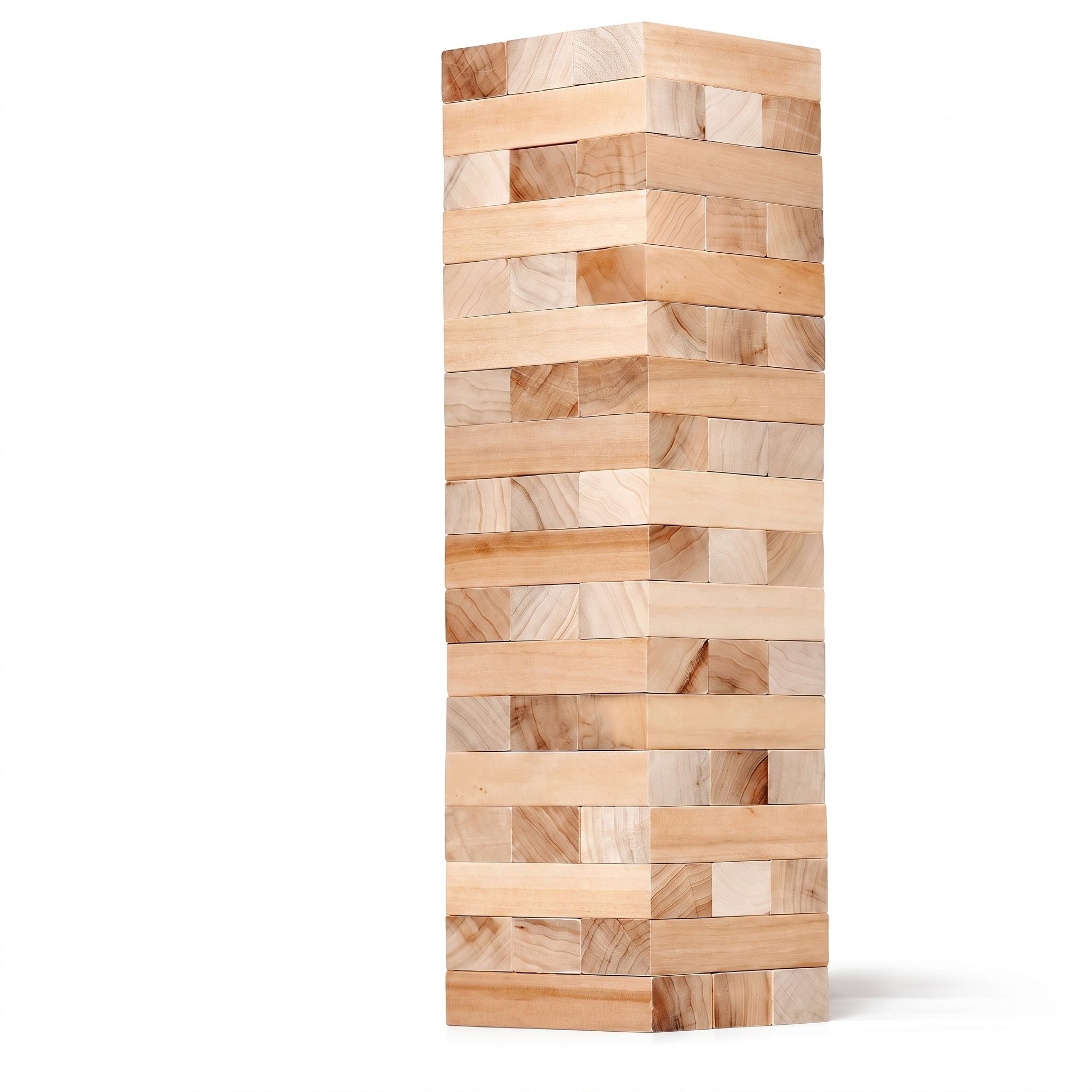Giant Jenga tumbling tower game rental